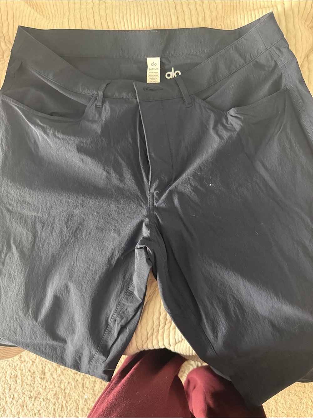 ALO Yoga Men’s Navy Performance Chinos